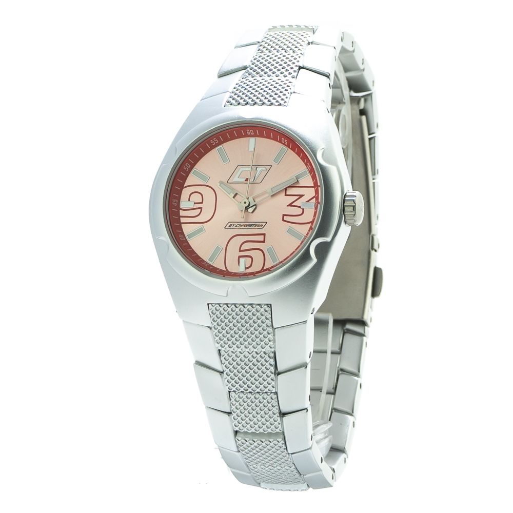 Chronotech Silver Polycarbonate Bracelet Watch | Regal Royce