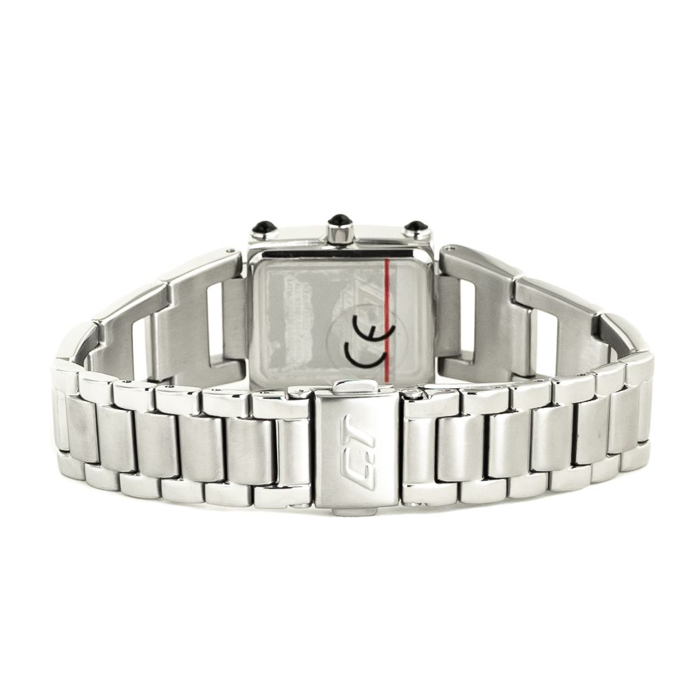 Chronotech Silver Stainless Steel Dress Watch | Regal Royce