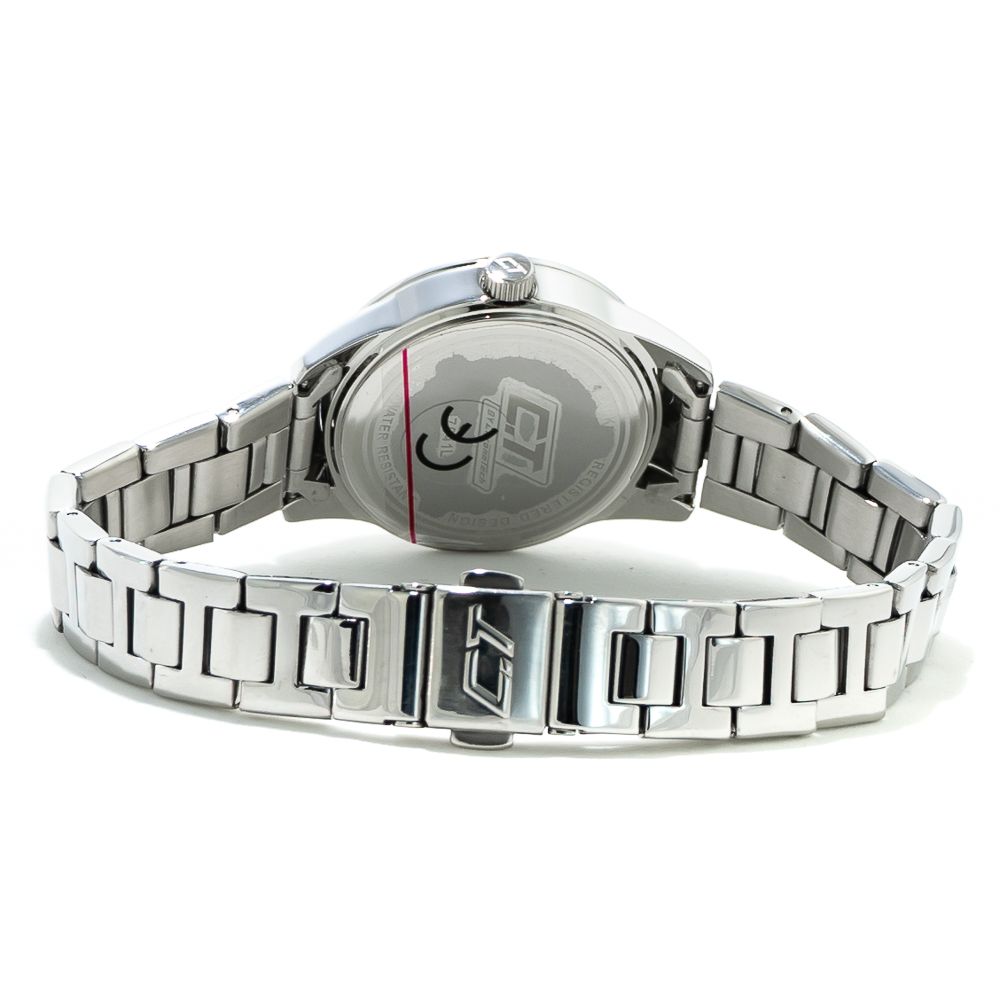 Chronotech Silver Stainless Steel Dress Watch | Regal Royce