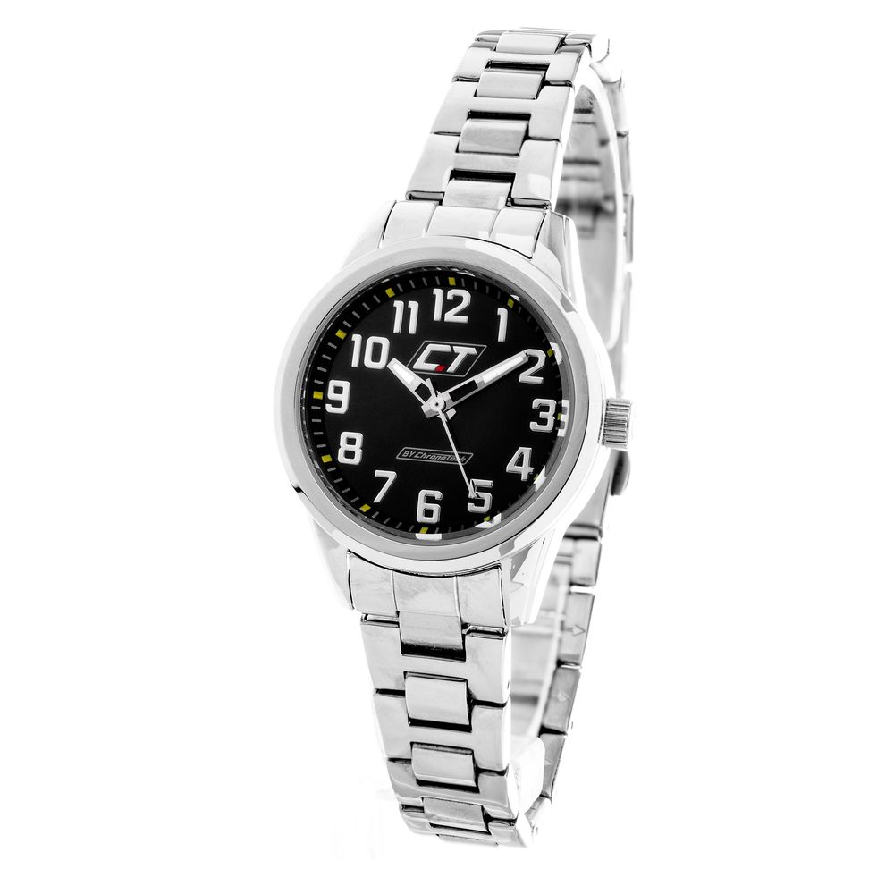 Chronotech Silver Stainless Steel Bracelet Watch | Regal Royce