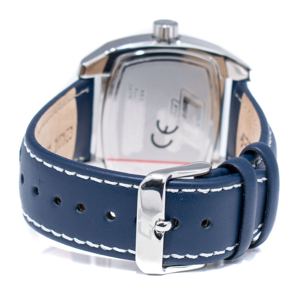 Chronotech Blue Leather Dress Watch | Regal Royce