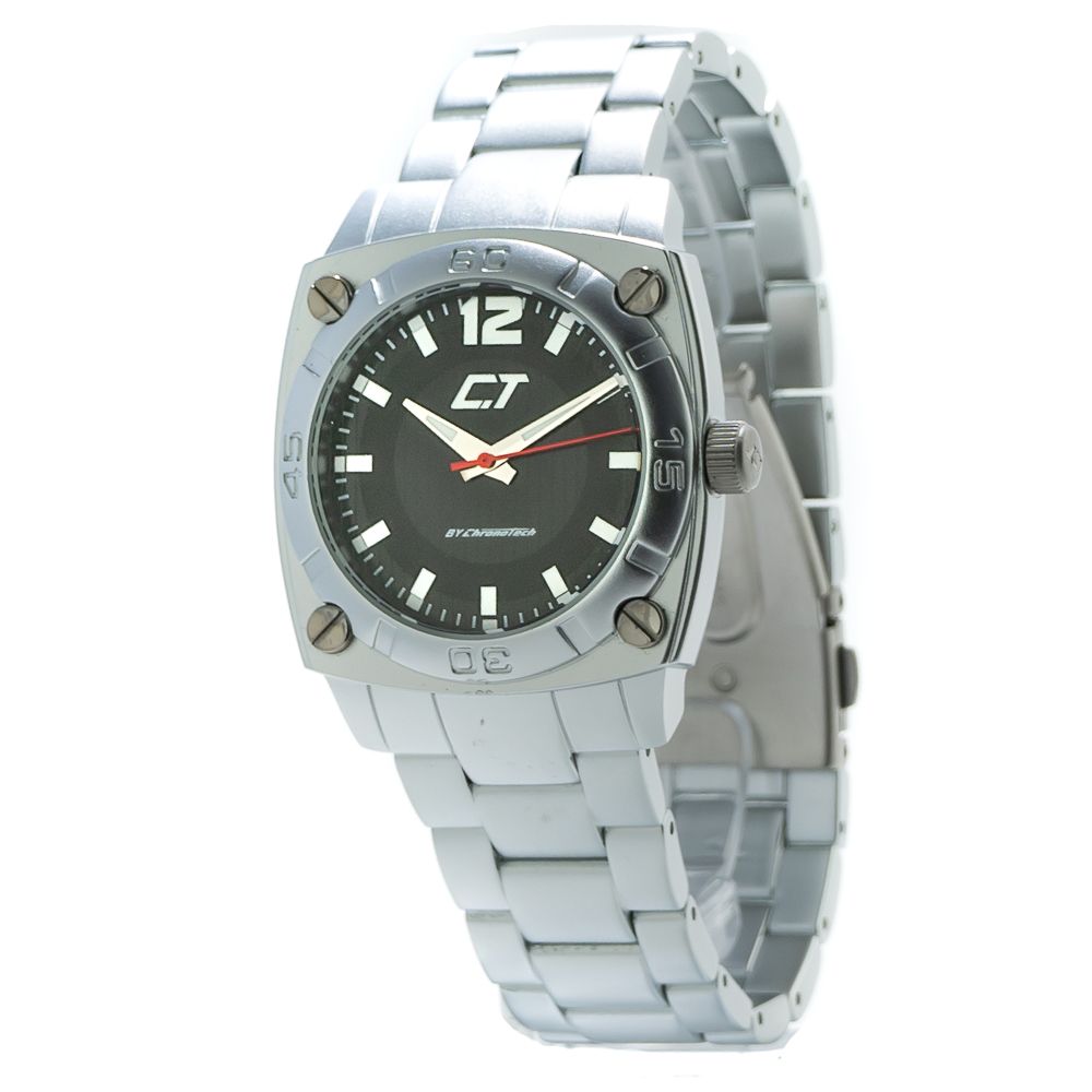 Chronotech Silver Aluminum Dress Watch | Regal Royce