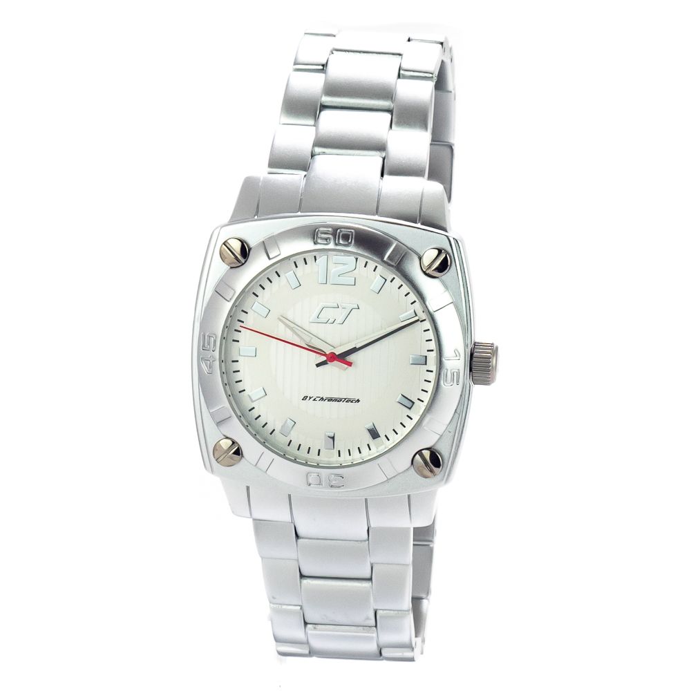 Chronotech Silver Aluminum Dress Watch | Regal Royce