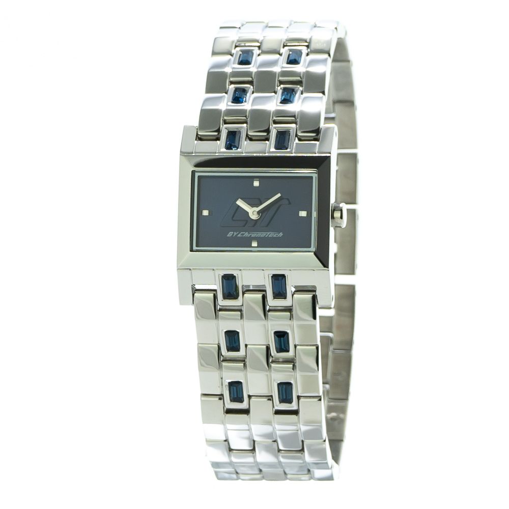 Chronotech Silver Stainless Steel Bracelet Watch | Regal Royce