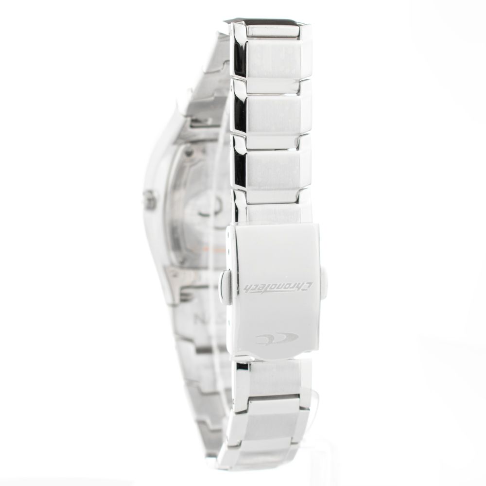 Chronotech Silver Stainless Steel Dress Watch | Regal Royce