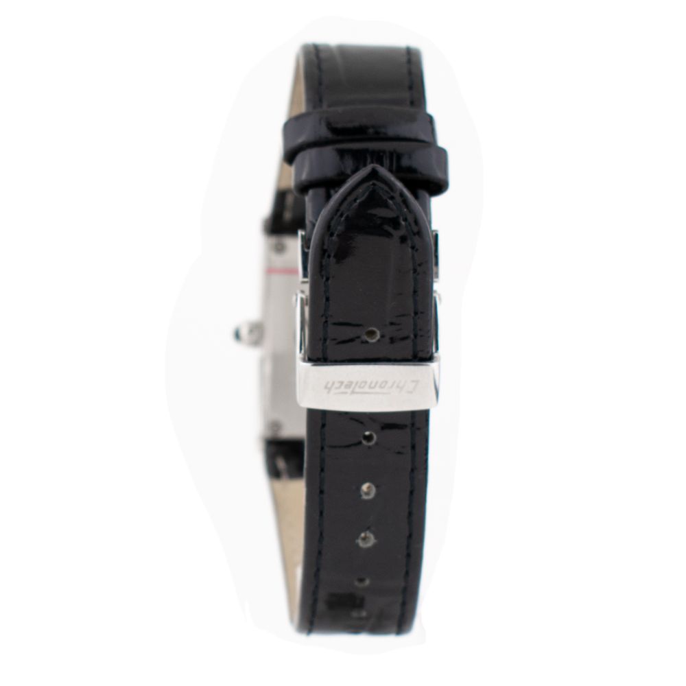 Chronotech Black Leather Dress Watch | Regal Royce