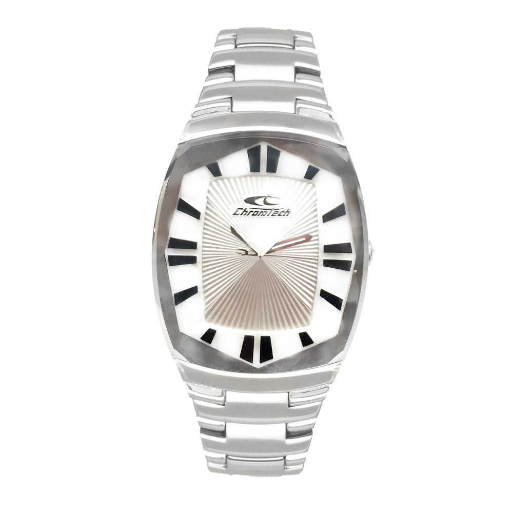 Chronotech Silver Stainless Steel Dress Watch | Regal Royce
