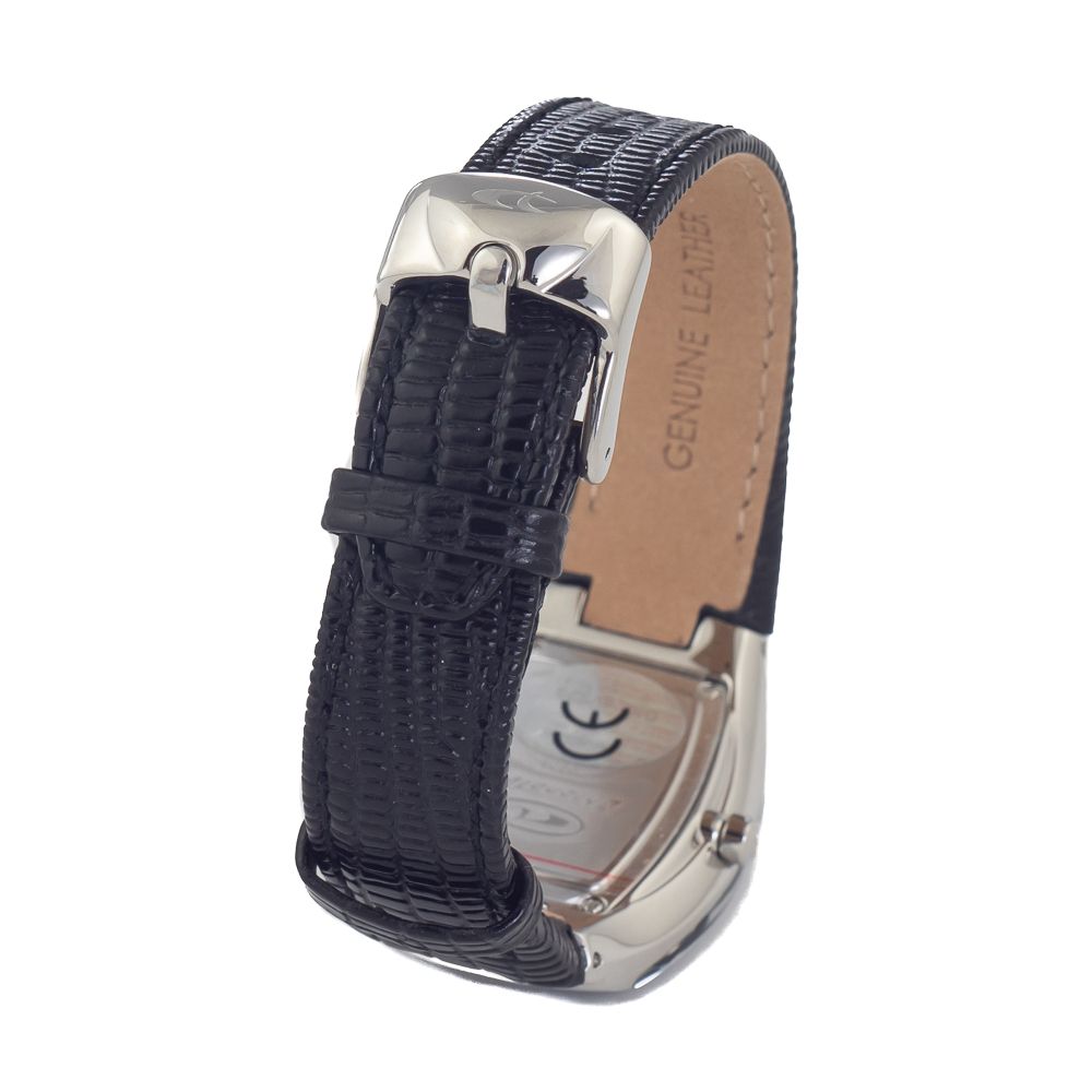 Chronotech Black Leather Dress Watch | Regal Royce