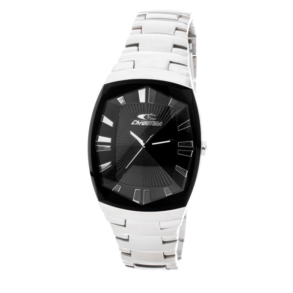 Chronotech Silver Stainless Steel Dress Watch | Regal Royce