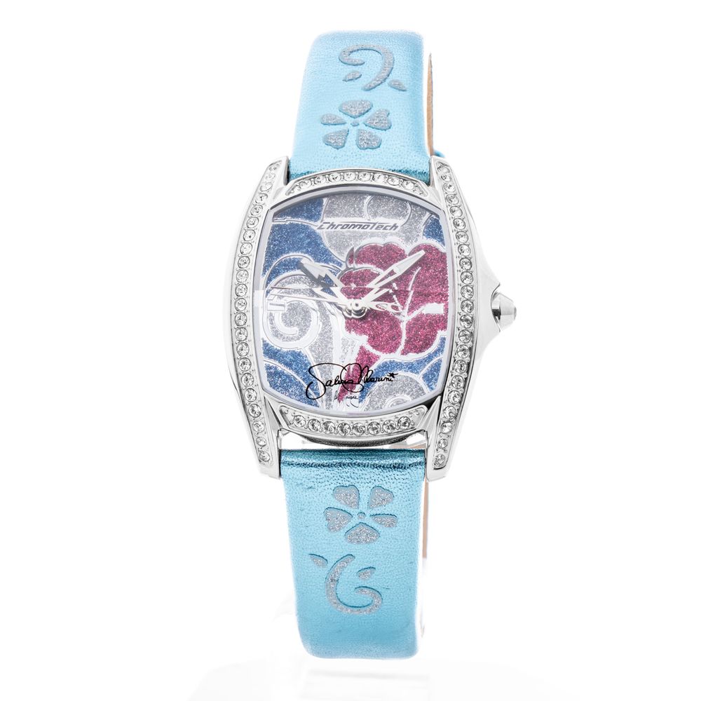 Chronotech Blue Leather Dress Watch | Regal Royce