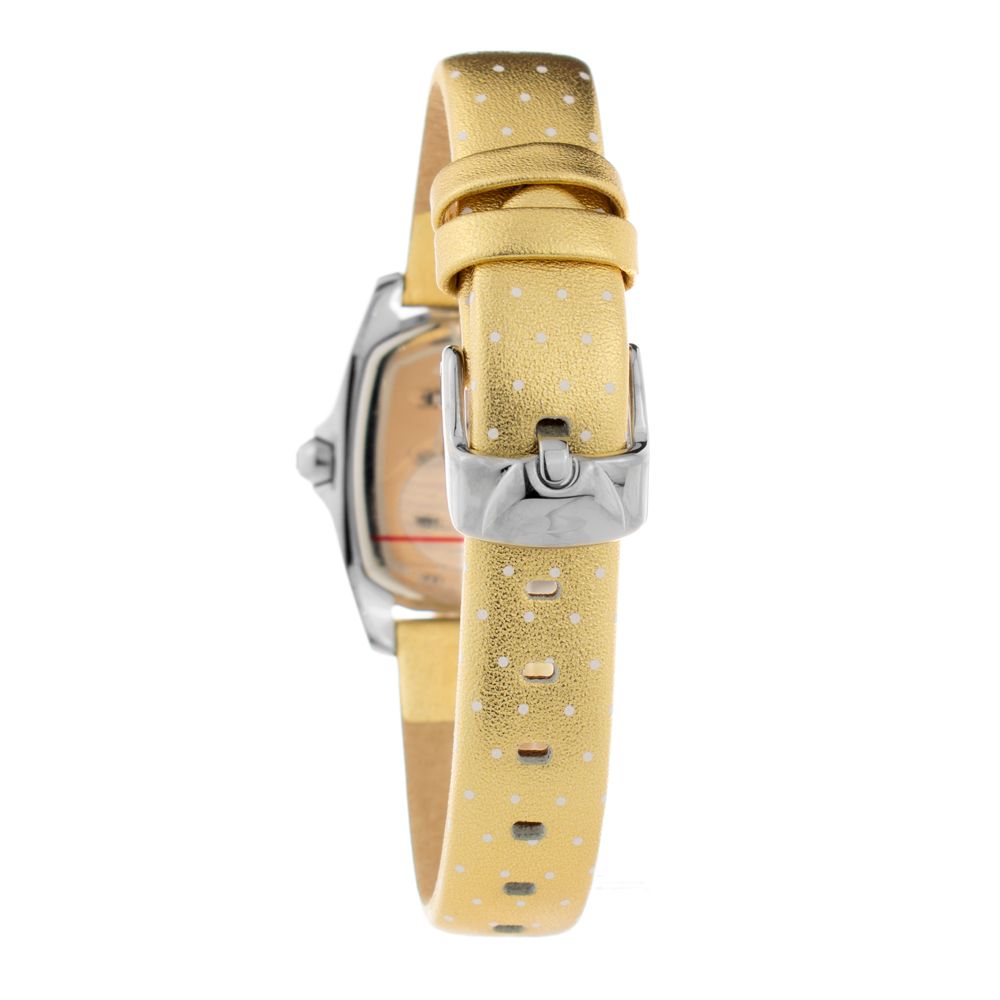 Chronotech Gold Leather Dress Watch | Regal Royce