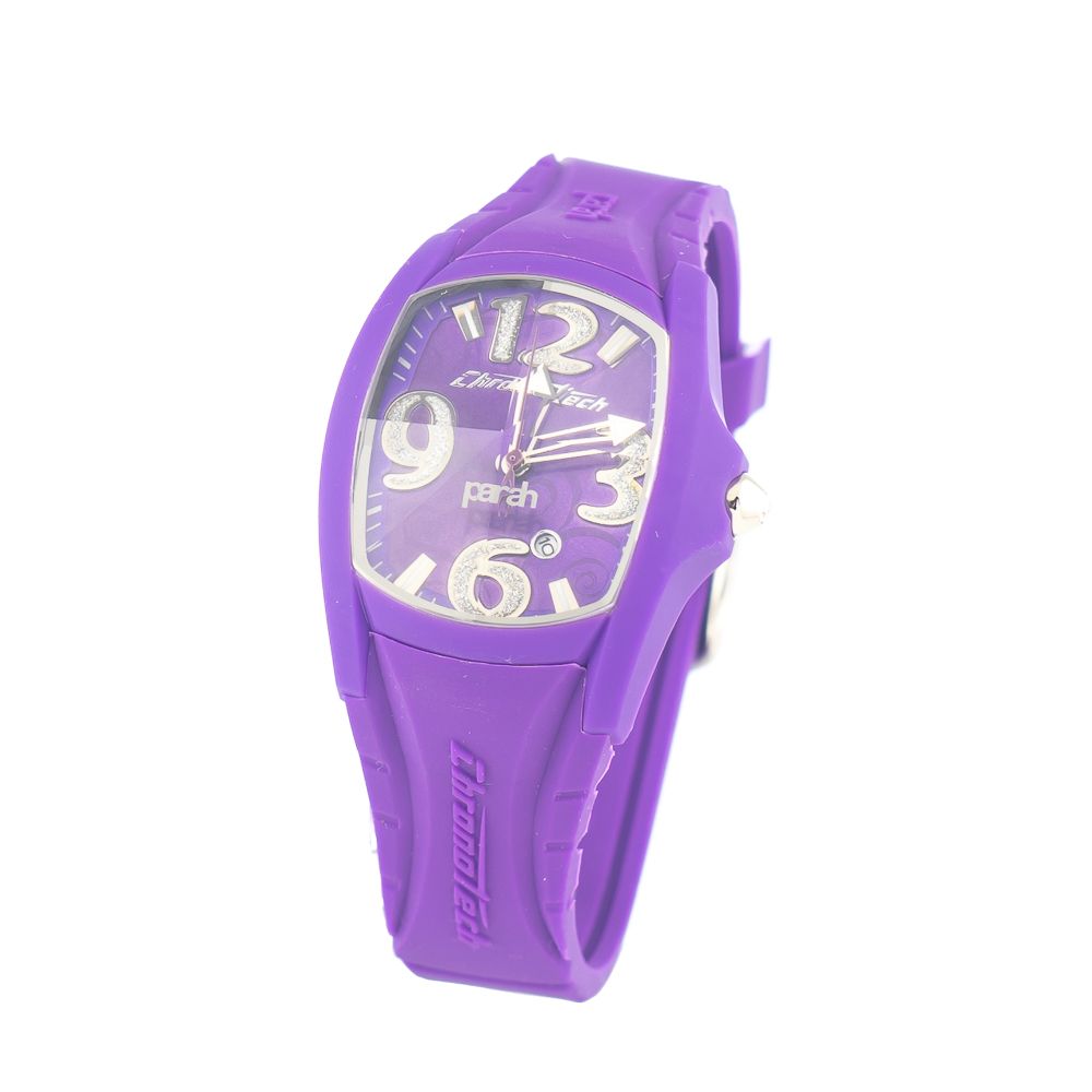Chronotech Purple Rubber Sport Watch | Regal Royce