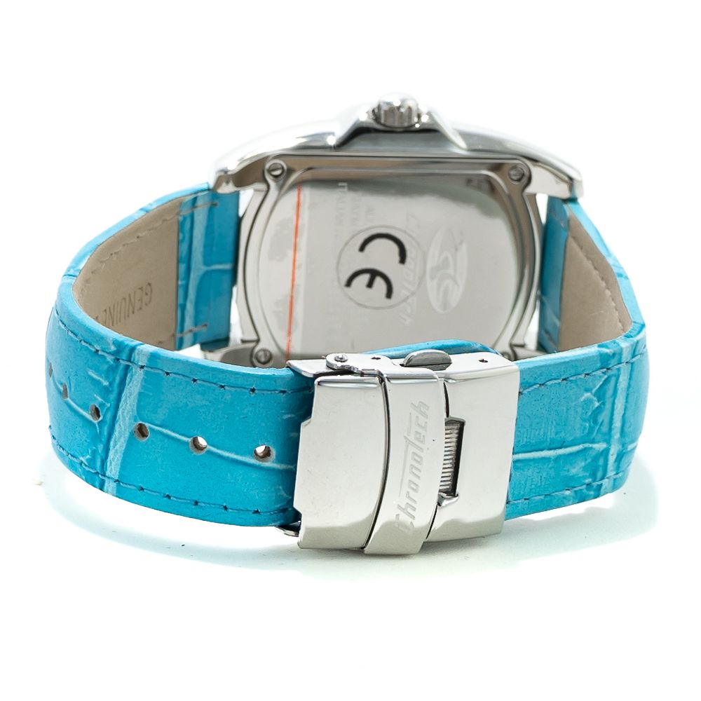 Chronotech Blue Leather Bracelet Watch | Regal Royce