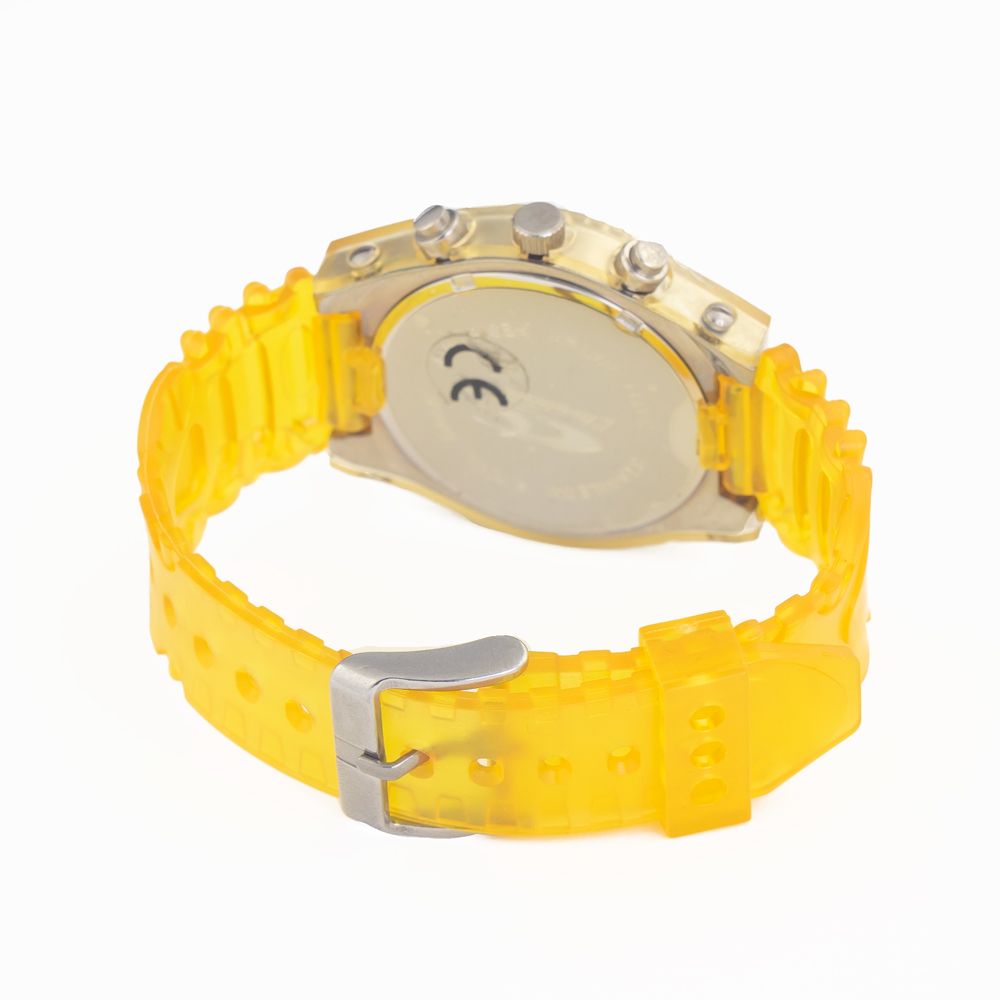 Chronotech Yellow Rubber Sport Watch | Regal Royce