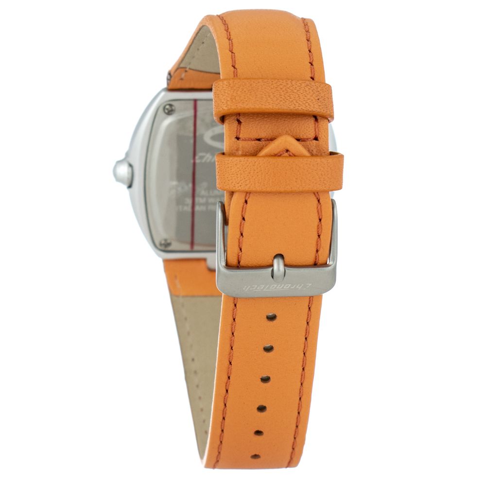 Chronotech Orange Leather Dress Watch | Regal Royce