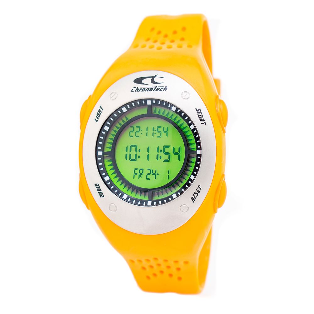 Chronotech Orange Rubber Digital Watch | Regal Royce