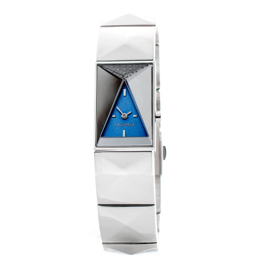 Chronotech Silver Stainless Steel Dress Watch | Regal Royce