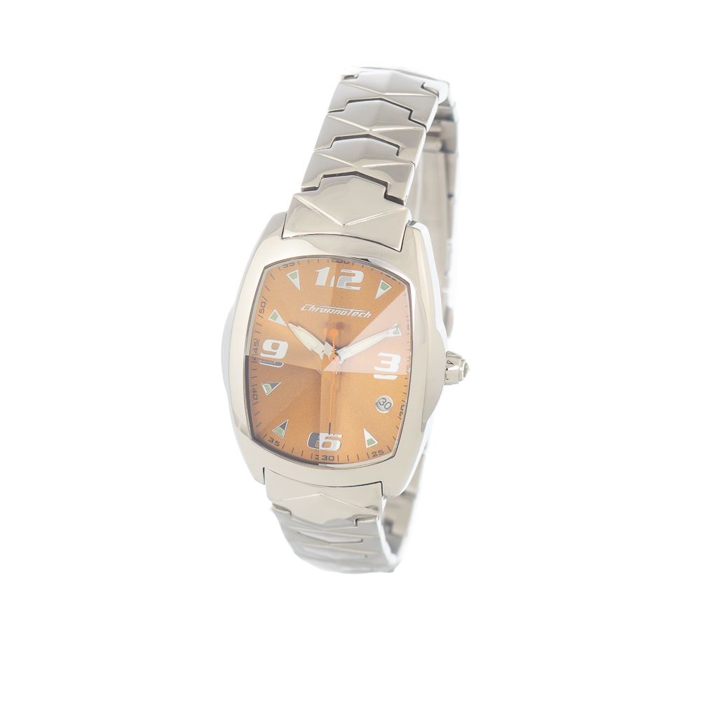 Chronotech Silver Stainless Steel Dress Watch | Regal Royce
