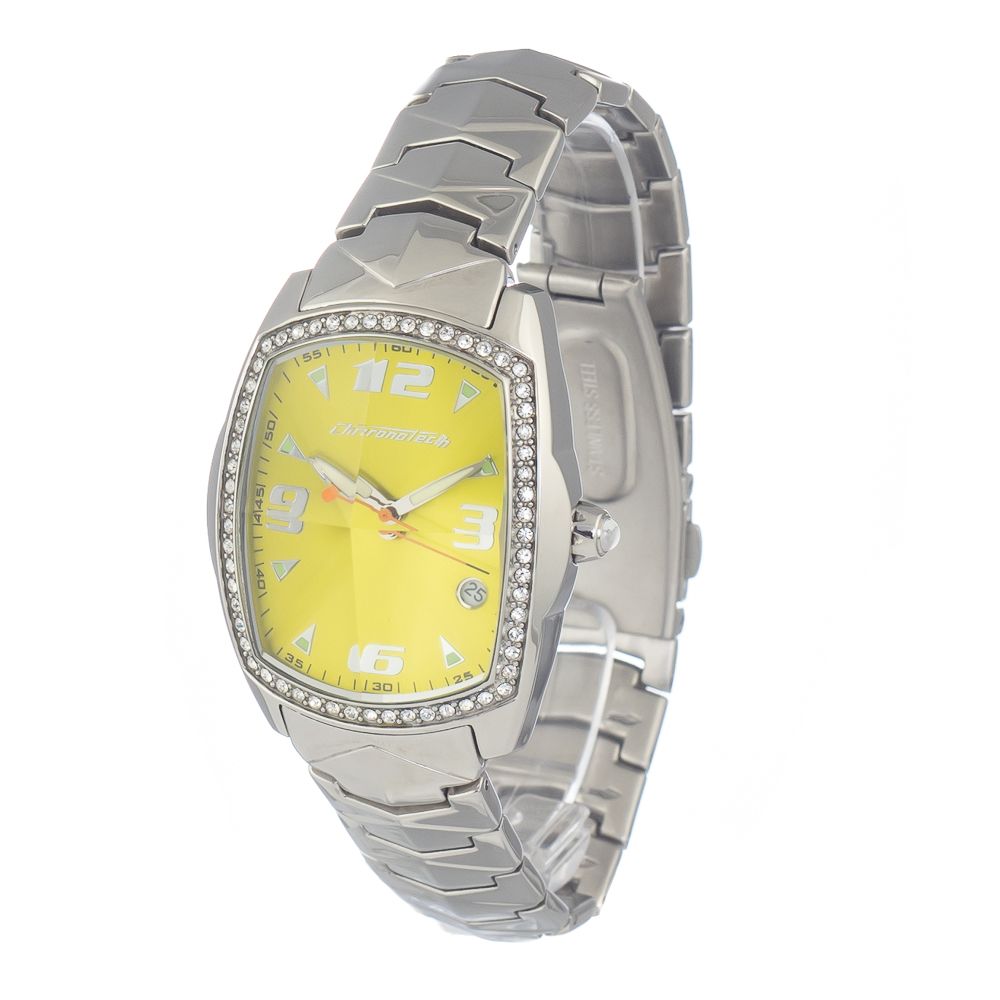 Chronotech Silver Stainless Steel Dress Watch | Regal Royce