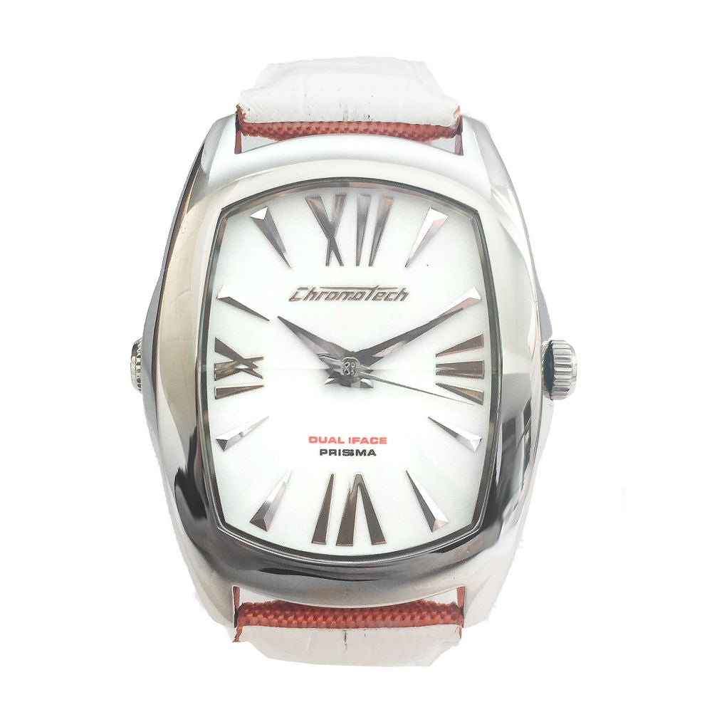 Chronotech Orange Leather Dress Watch | Regal Royce