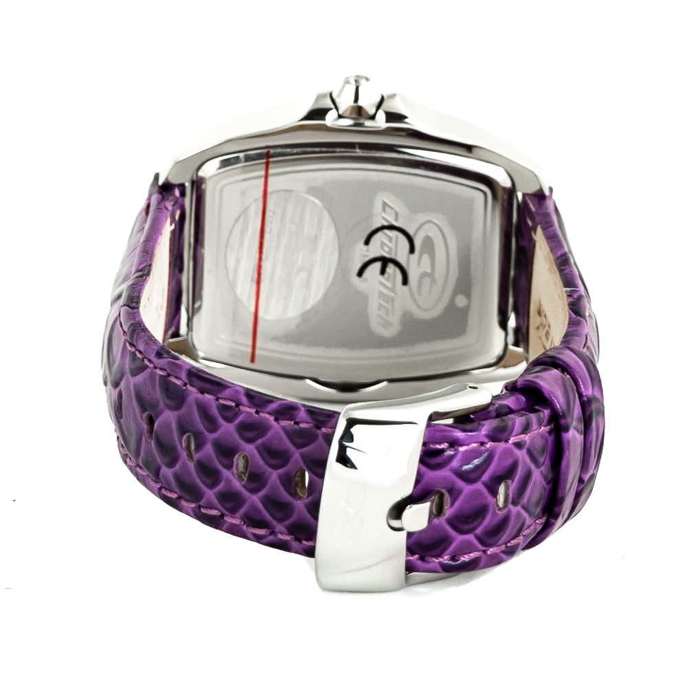 Chronotech Purple Leather Dress Watch | Regal Royce