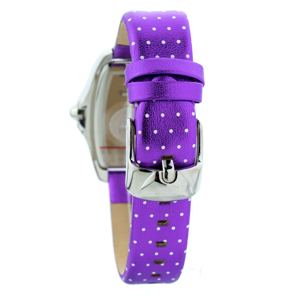 Chronotech Purple Leather Dress Watch | Regal Royce