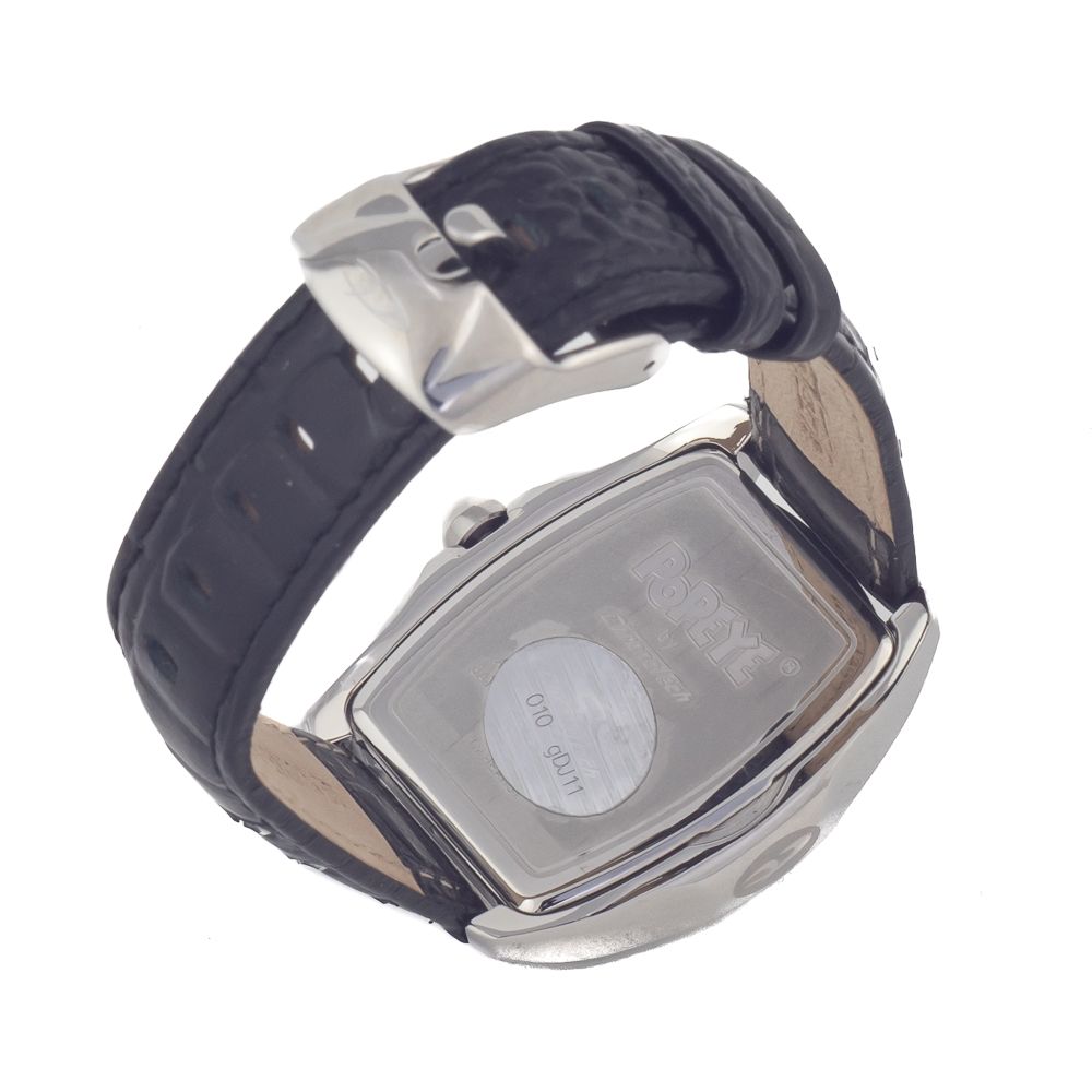 Chronotech Black Leather Dress Watch | Regal Royce