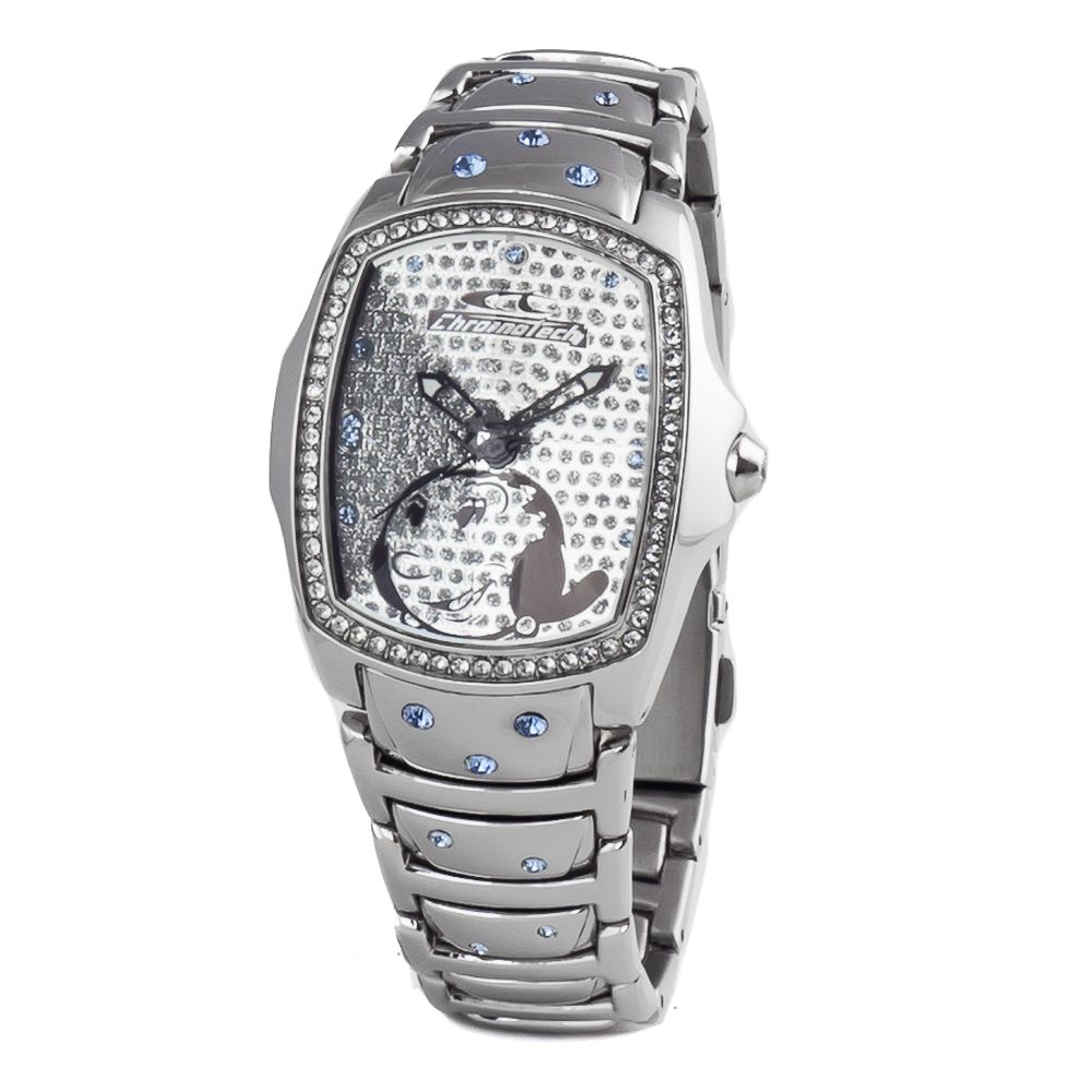 Chronotech Silver Stainless Steel Dress Watch | Regal Royce