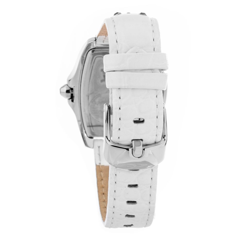 Chronotech White Leather Dress Watch | Regal Royce