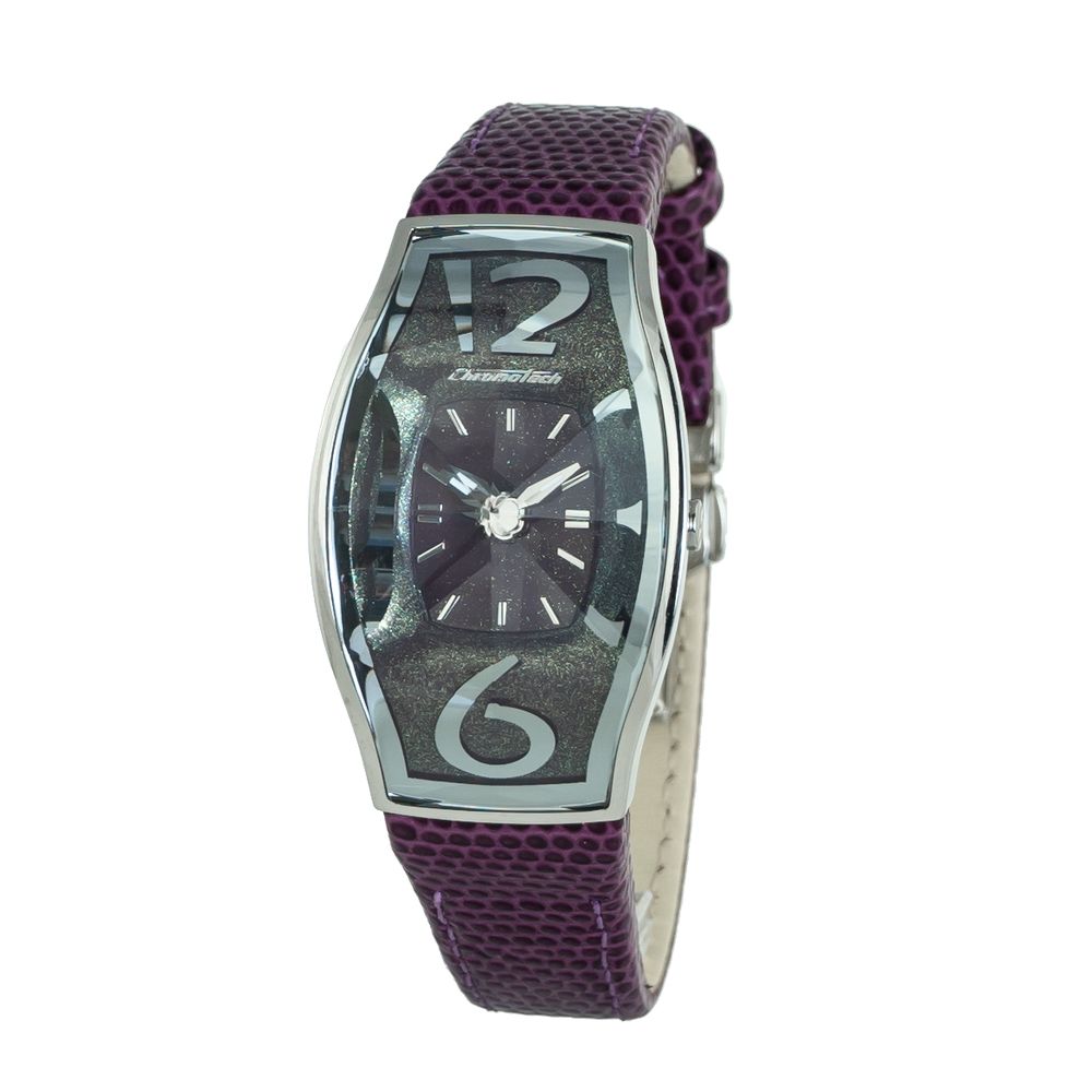 Chronotech Purple Leather Dress Watch | Regal Royce