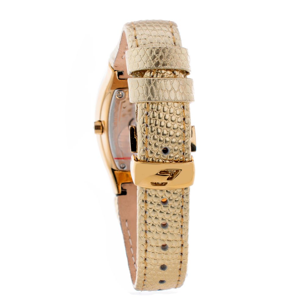Chronotech Gold Leather Dress Watch | Regal Royce