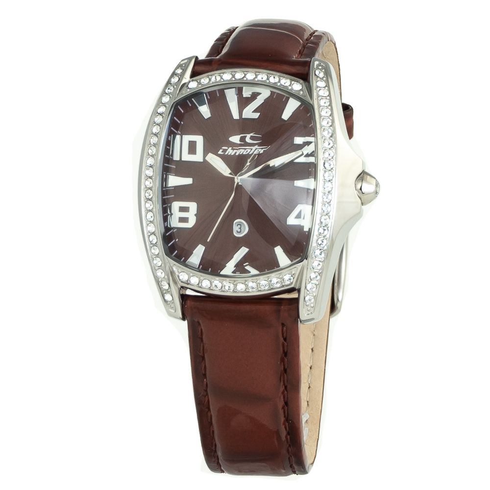 Chronotech Brown Leather Dress Watch | Regal Royce