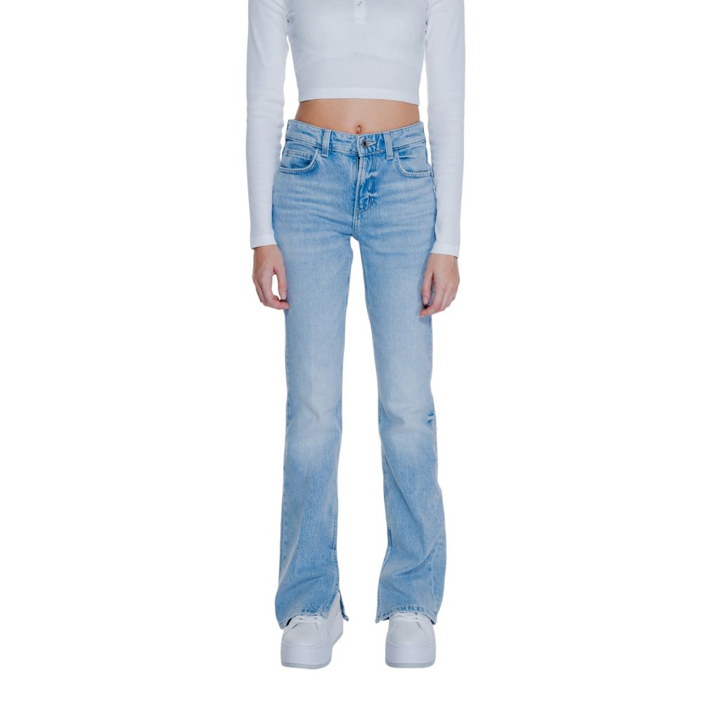 Guess Light Blue Cotton Mom Jeans | Regal Royce