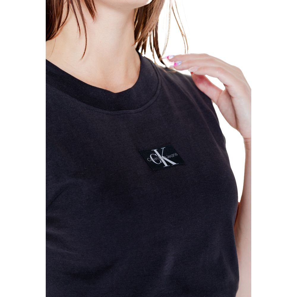 Calvin Klein Jeans Black Cotton T-Shirt | Regal Royce