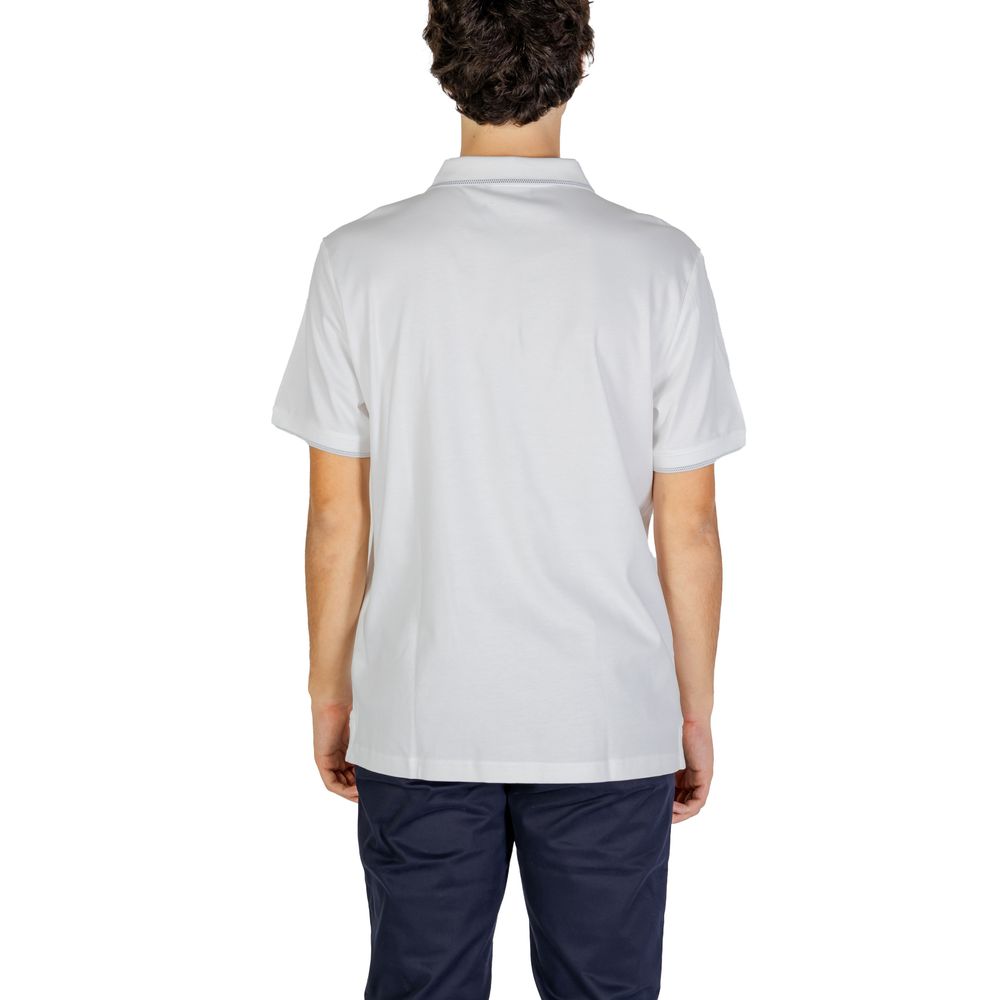 Calvin Klein Jeans White Cotton Polo Shirt | Regal Royce