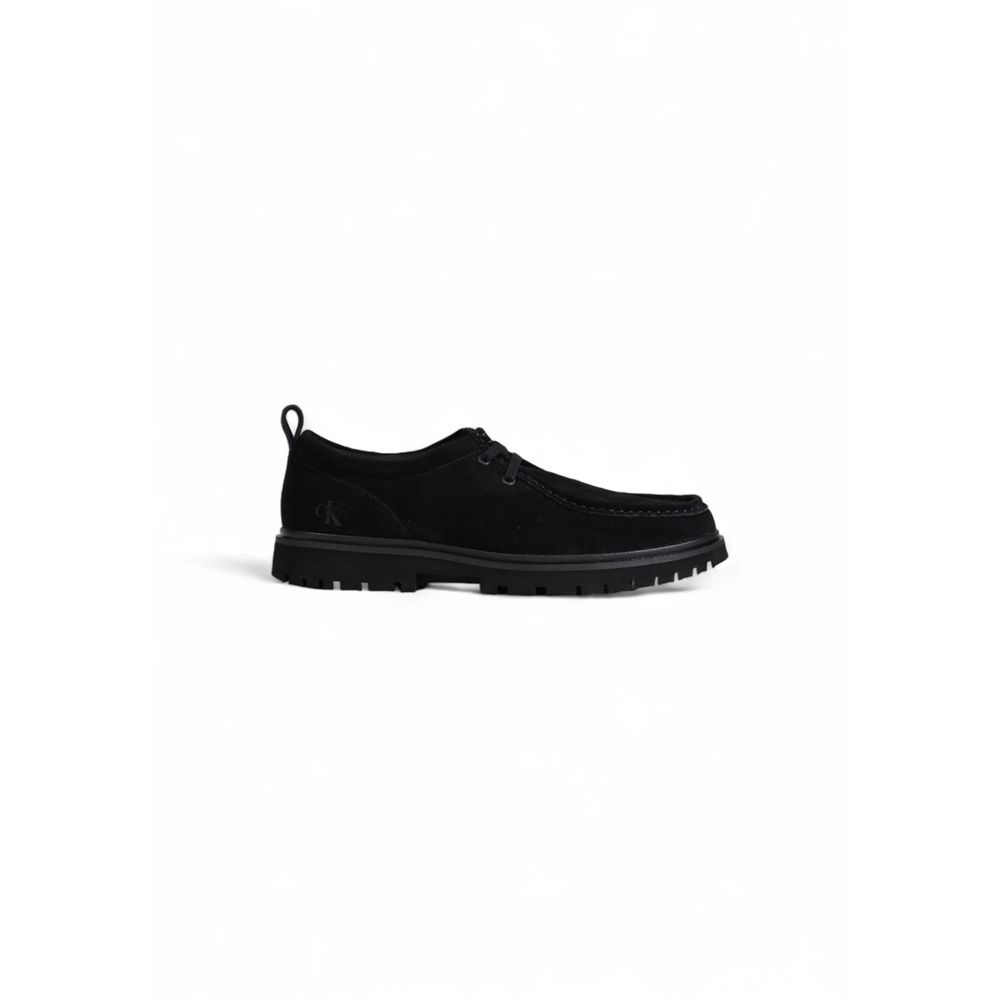 Calvin Klein Jeans Black Suede Leather Oxfords And Derbies | Regal Royce