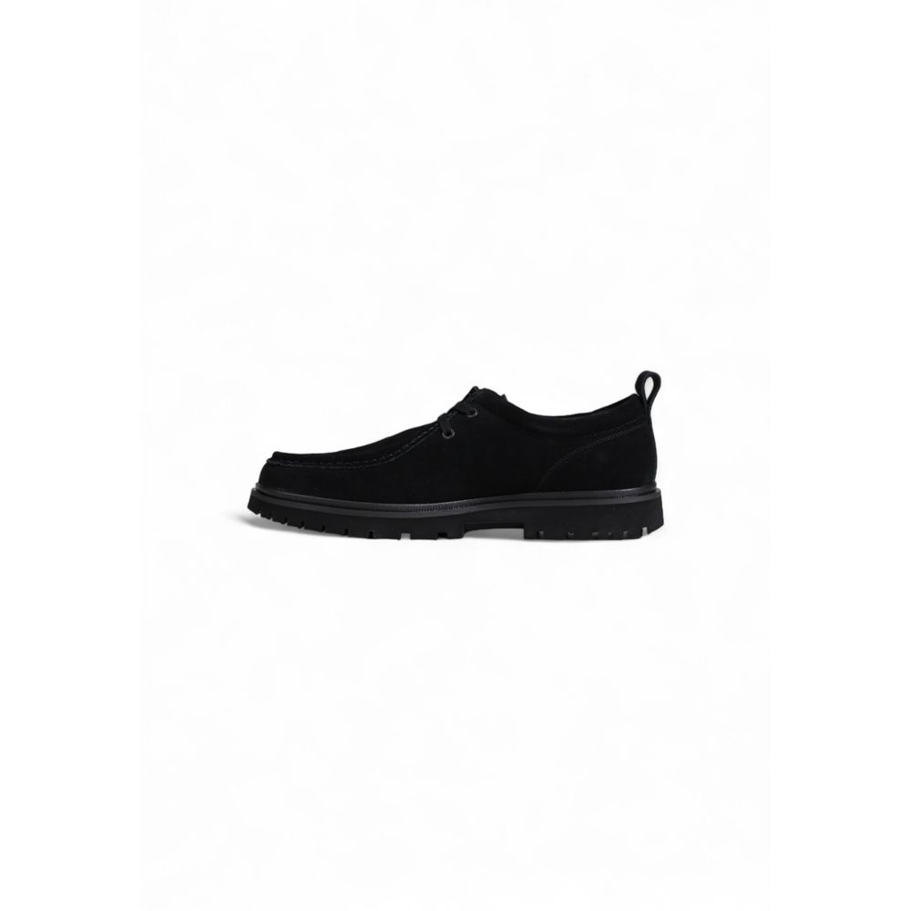 Calvin Klein Jeans Black Suede Leather Oxfords And Derbies | Regal Royce