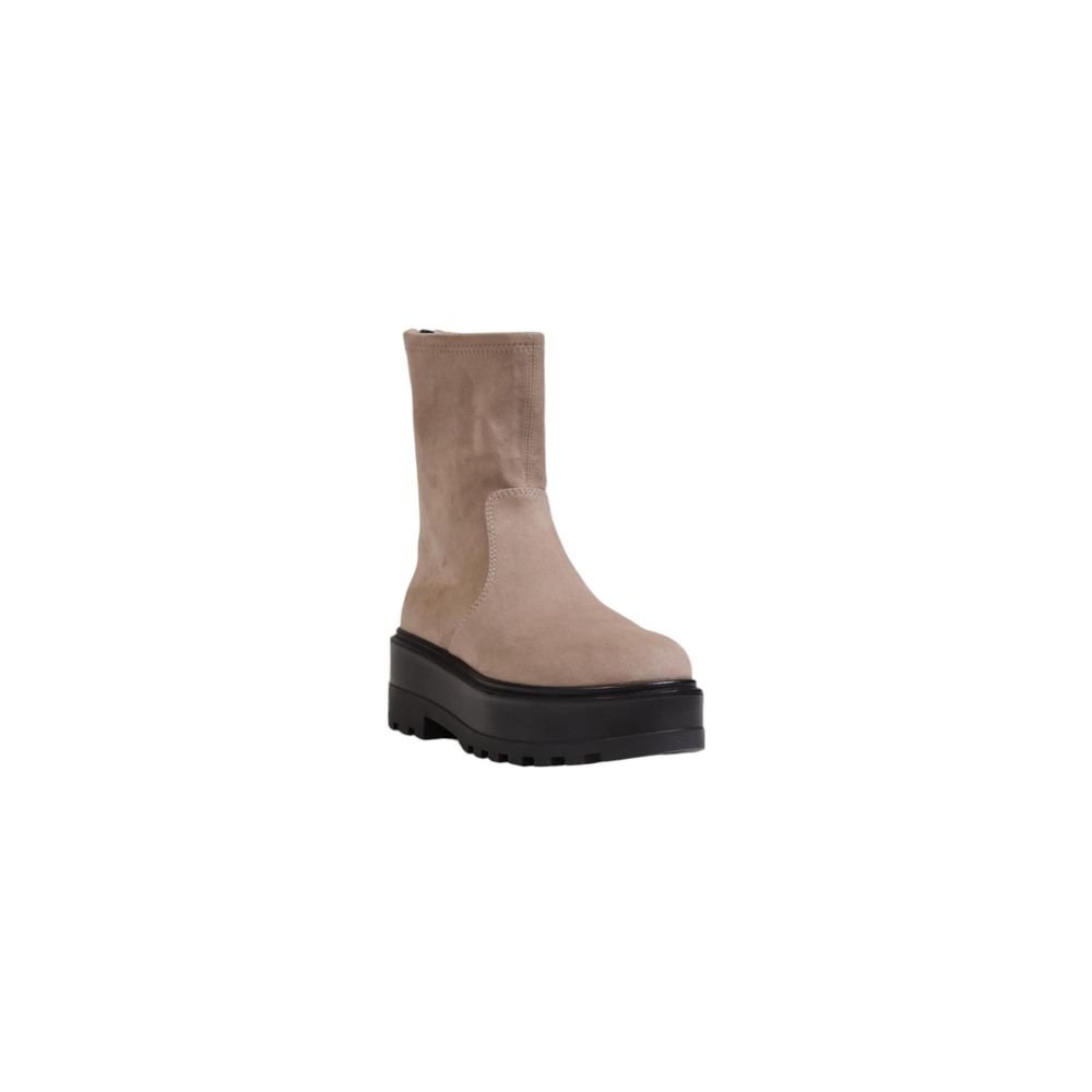 Calvin Klein Jeans Beige Recycled Polyester Ankle Boots | Regal Royce