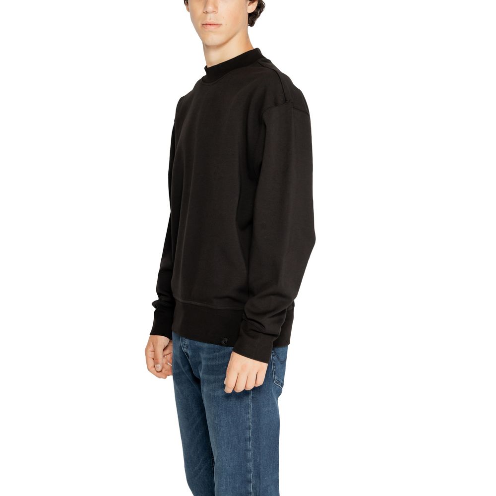 Calvin Klein Jeans Black Recycled Cotton Sweatshirt | Regal Royce