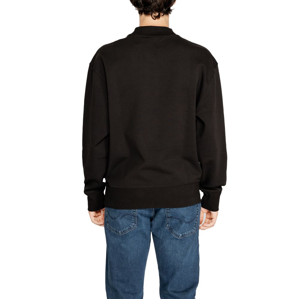 Calvin Klein Jeans Black Recycled Cotton Sweatshirt | Regal Royce