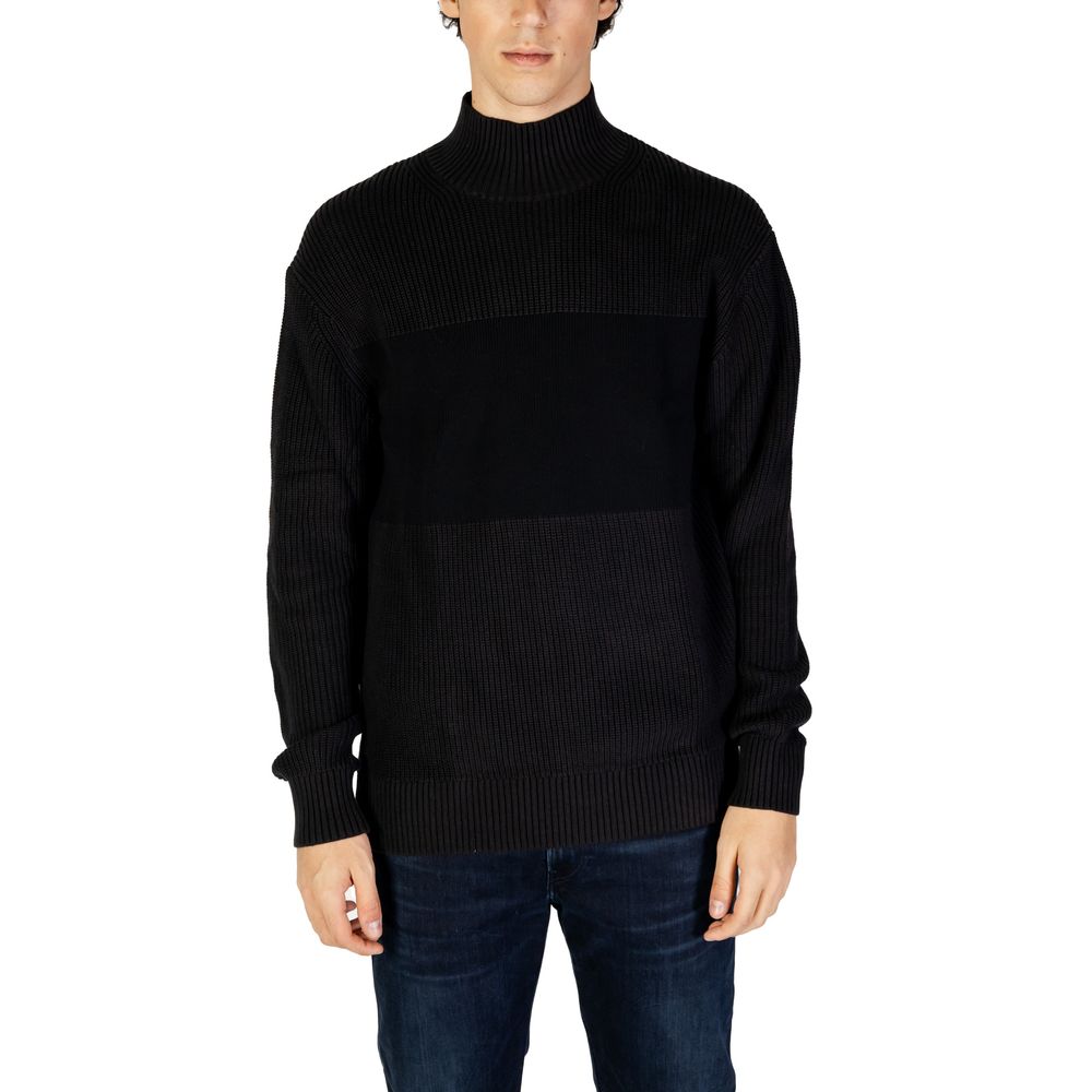 Calvin Klein Jeans Black Cotton Sweatshirt