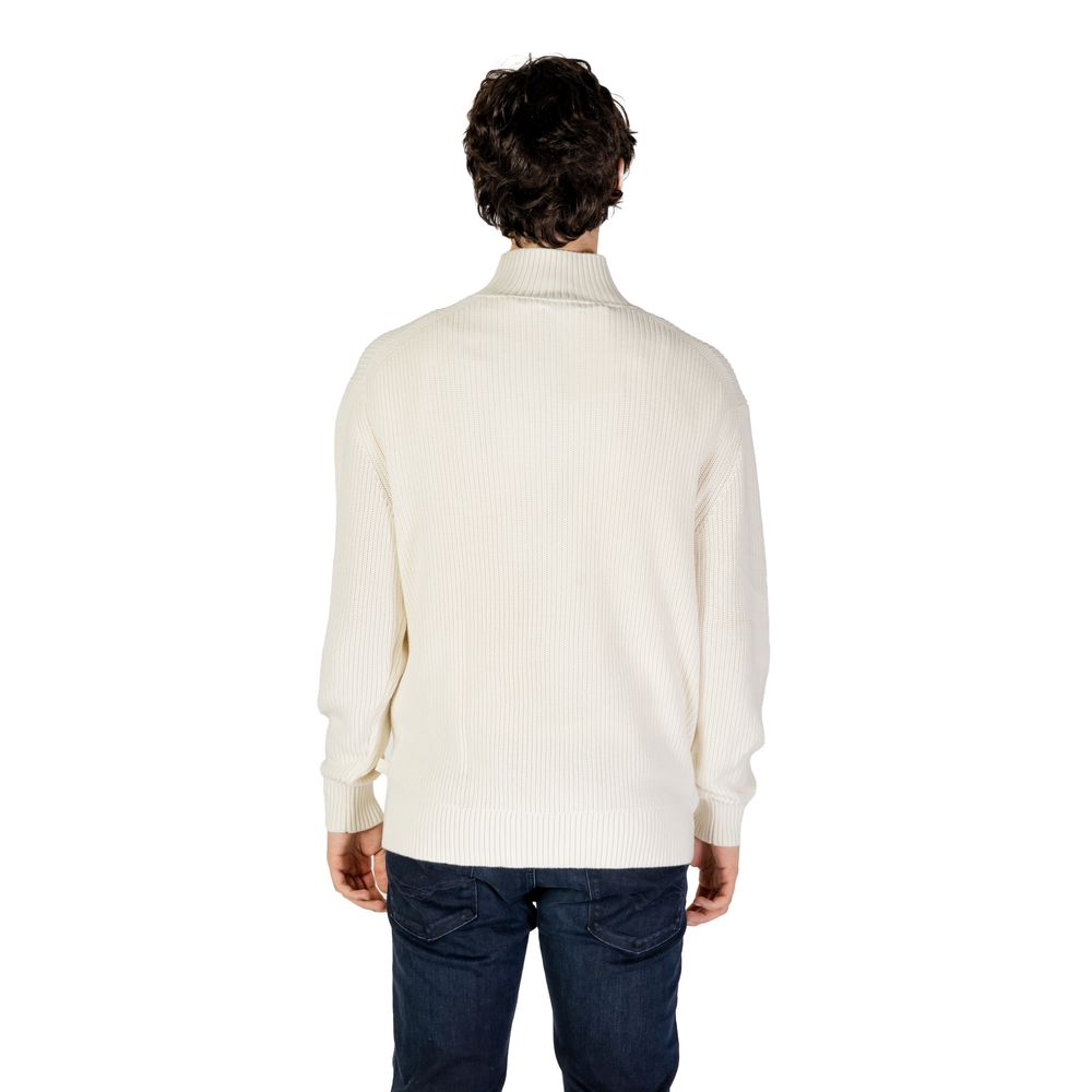Calvin Klein Jeans Beige Cotton Sweatshirt | Regal Royce