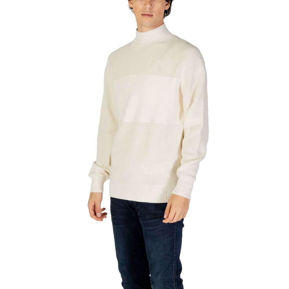 Calvin Klein Jeans Beige Cotton Sweatshirt | Regal Royce