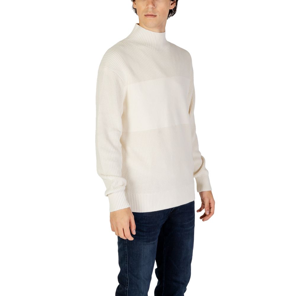 Calvin Klein Jeans Beige Cotton Sweatshirt | Regal Royce