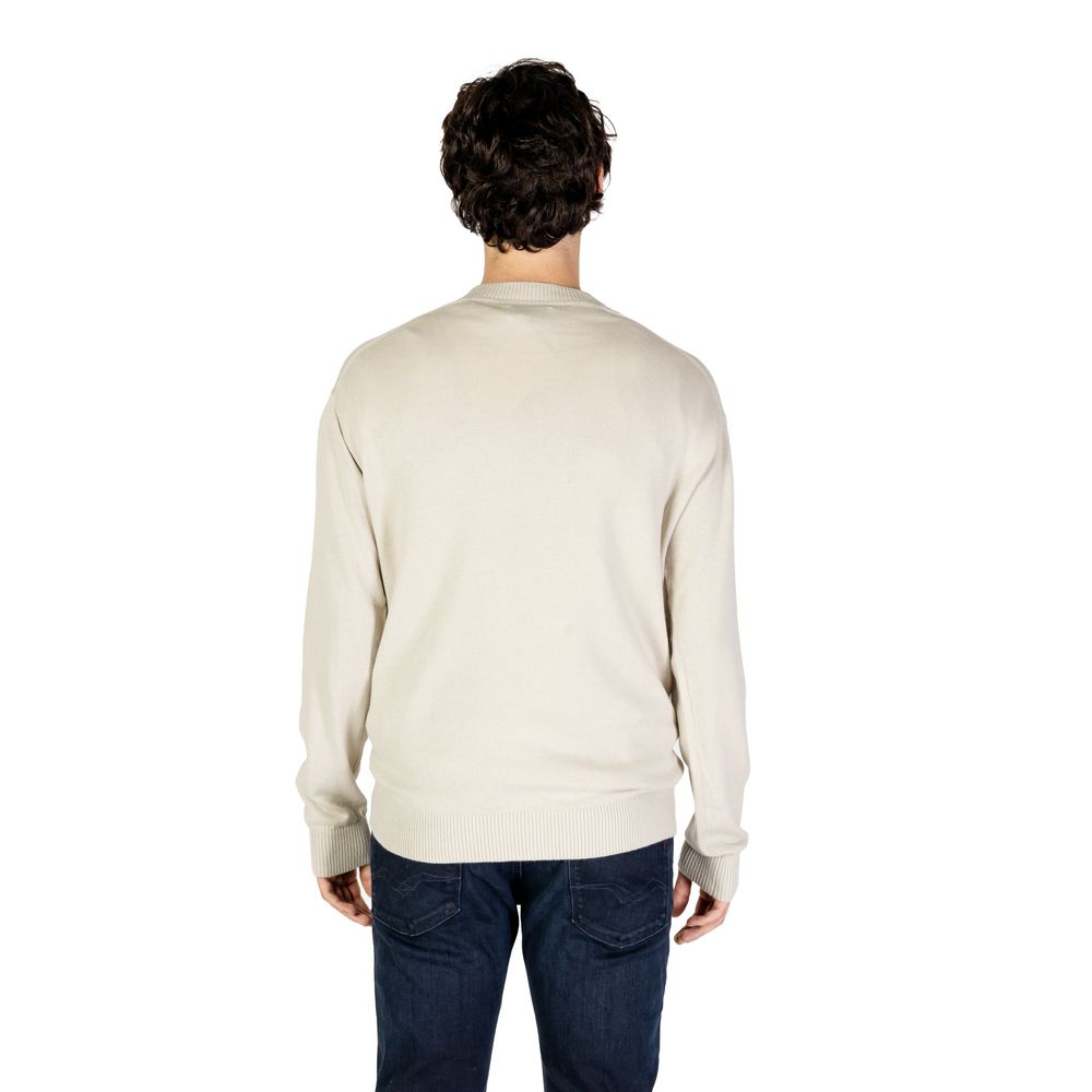 Calvin Klein Jeans Beige Organic Cotton Sweatshirt | Regal Royce