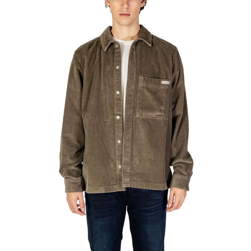 Calvin Klein Jeans Beige Denim Shirt | Regal Royce