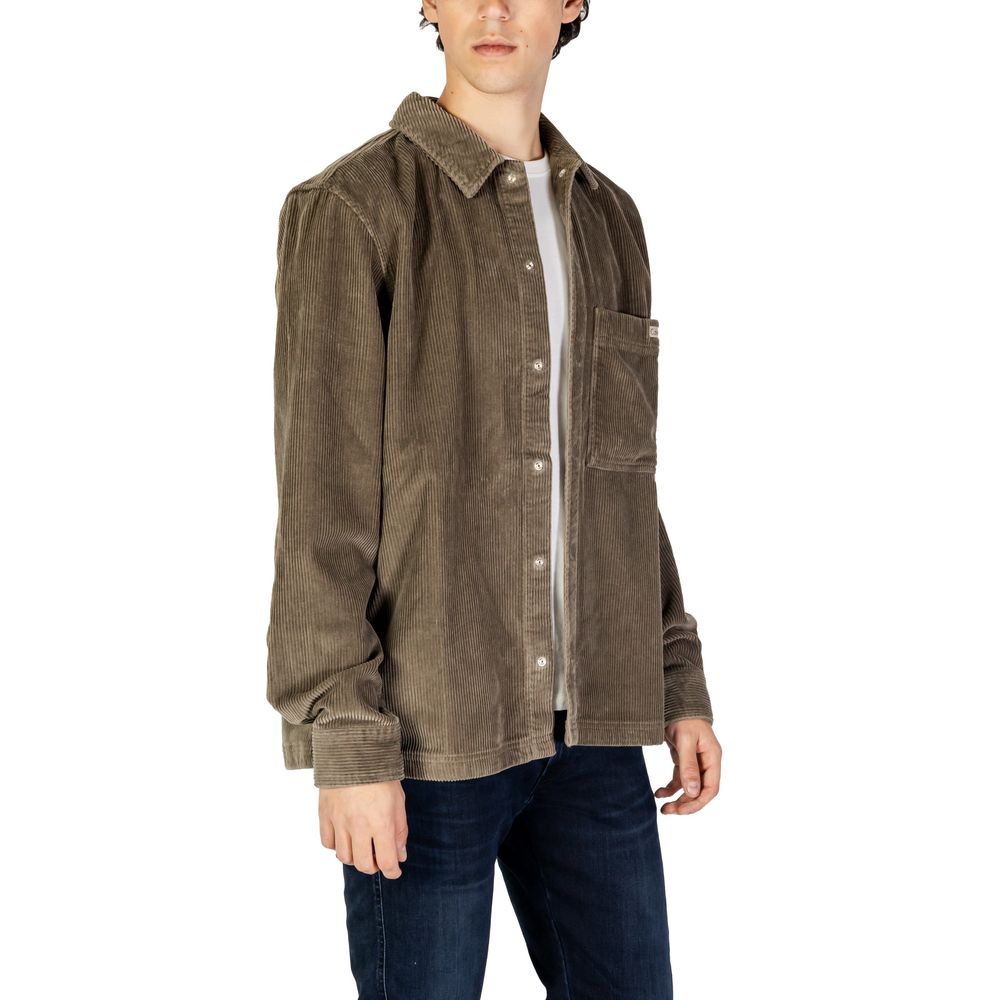 Calvin Klein Jeans Beige Denim Shirt | Regal Royce