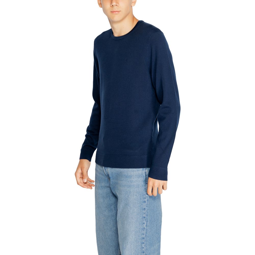 Calvin Klein Blue Recycled Wool Sweatshirt | Regal Royce