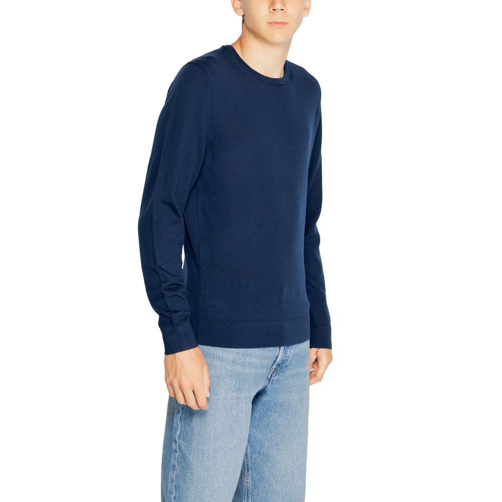 Calvin Klein Blue Recycled Wool Sweatshirt | Regal Royce