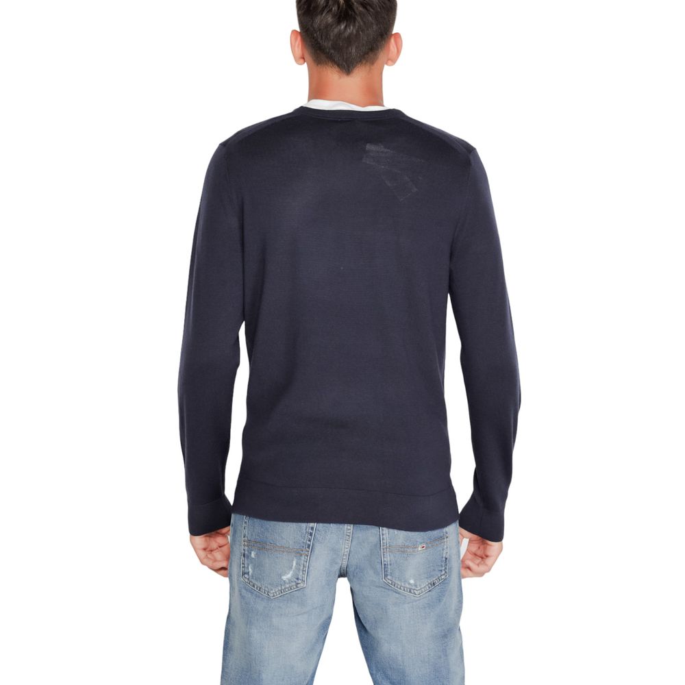 Calvin Klein Blue Recycled Wool Sweatshirt | Regal Royce